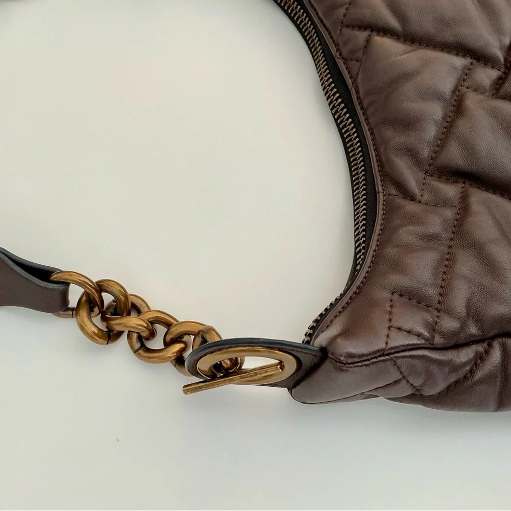 Kurt Geiger Large Kensington Leather Hobo - Picture 11 of 16